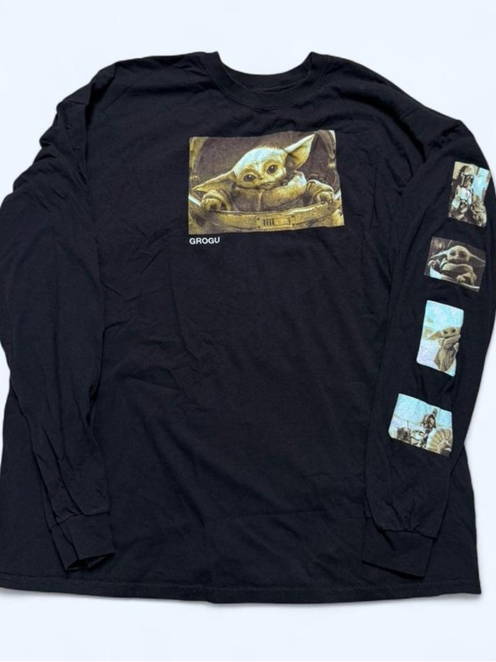 Grogu Streetwear 2XL Long Sleeve Cotton Shirt